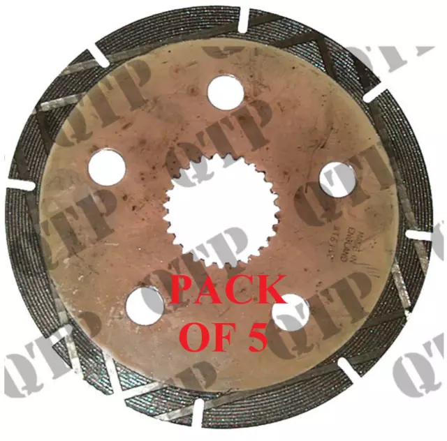 For Valtra / Valmet BRAKE DISC Bronze - Wet Brakes  PACK OF 5