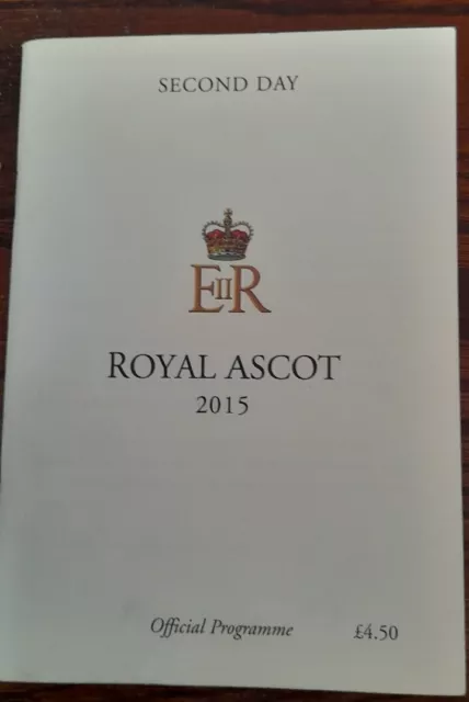 Royal Ascot Race Card 2015 Second Day - The G1 Prince Of Wales's Stakes