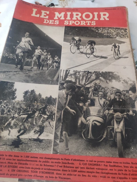 Rare Miroir des Sports 759 )) LUXEMBOURG V FRANCE 1934