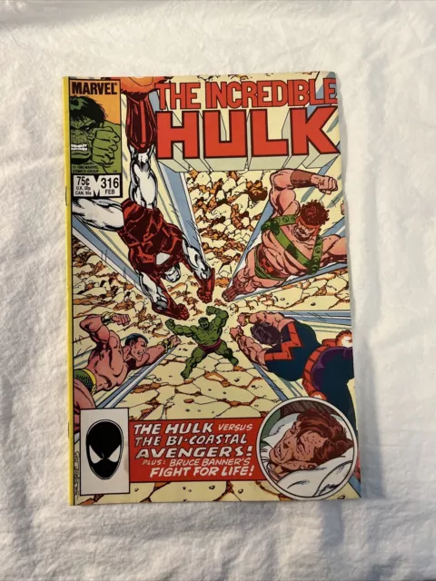 The Incredible Hulk #316 1986 Marvel Comics Comic Book