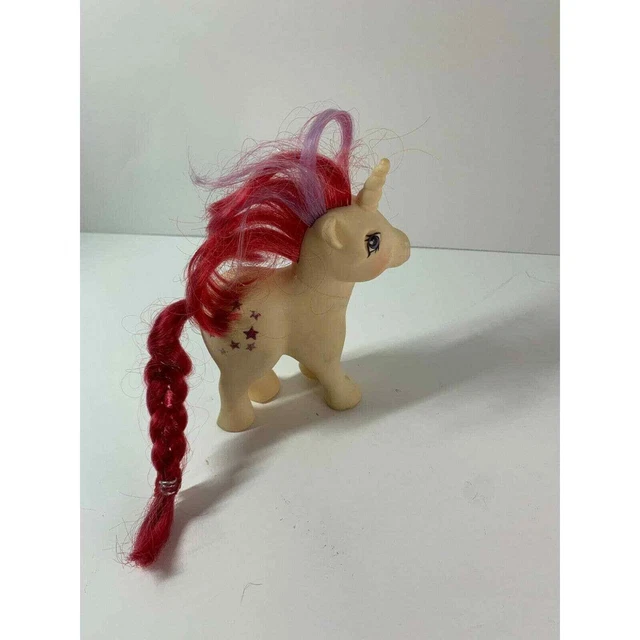My Little Pony G1 1983 Vintage Moondancer Unicorn Pegasus Glittery Symbols 4.5"