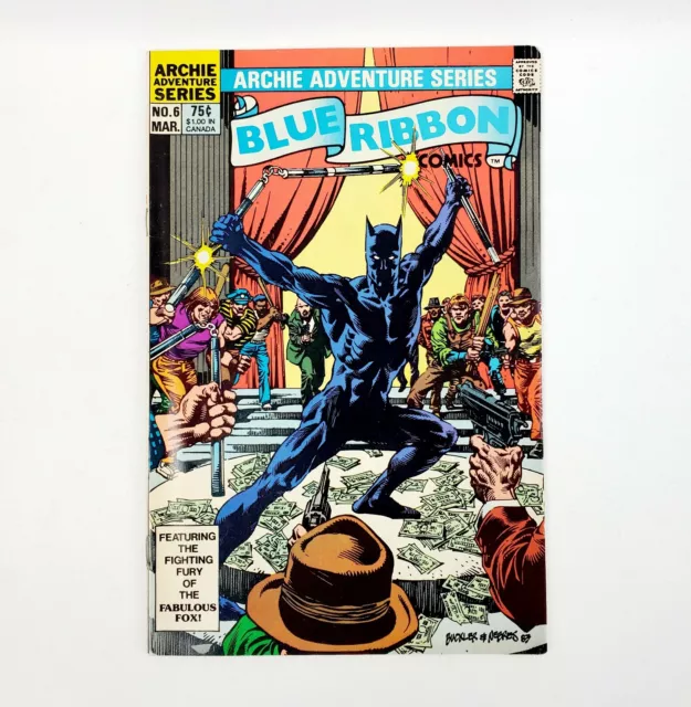 Blue Ribbon Comics Vol 2 #6 March 1984 Archie Adventure Series Boarded