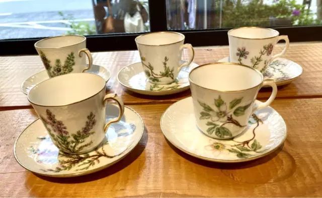 Royal Copenhagen Flora Danica Demitasse Cup And Saucer Hand Painted