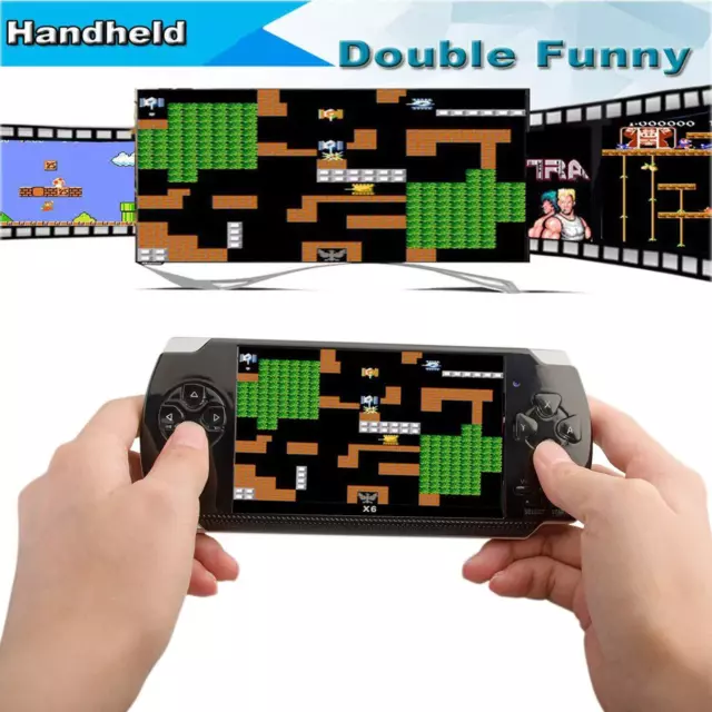 4.3'' 32Bit 10000 Games Built-In Handheld Video Game Console Player 8GB & 4GB UK 2