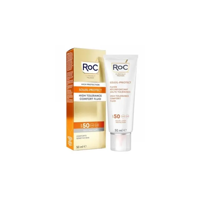 Soleil Protect Fluido Solare Viso SPF50 Elevata Tollerabilità RoC® 50ml