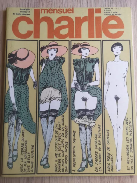 CHARLIE Mensuel n°72 du 01/1975; Sempé/ Perez/ Cabu/ Reiser/ Crépax