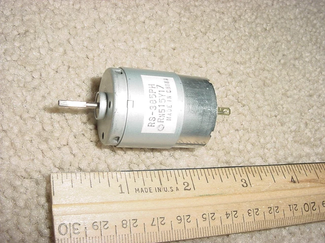 Petit Moteur électrique Petrich Dresde 4,5V 2000 Tr/min - Vintage Vers 1950, Occasion, état Correct