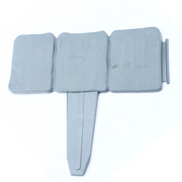 Recinzione Decorativa Da Giardino In PP Verde, Componibile Senza Scavo, Pannelli 35x17.5 Cm, Per Aiuole E Prati, Anti Animali