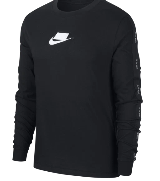Nike sportswear block logo crew outlet