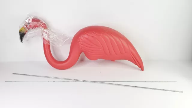 1996 Don Featherstone/ Pink Flamingo Blow Mold Yard Decor/ Short Neck