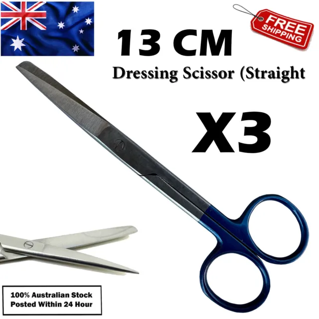 Surgical Operating Dressing Scissors X3 First Aid Hospital Medical Shears Sharp