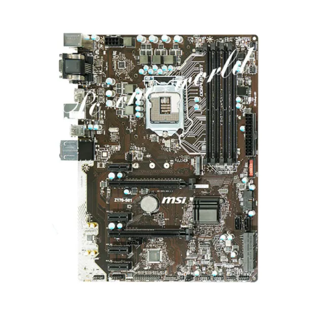 For MSI Z170-S01 motherboard Z170 LGA1151 4*DDR4 64G VGA+DVI+HDMI ATX Tested ok