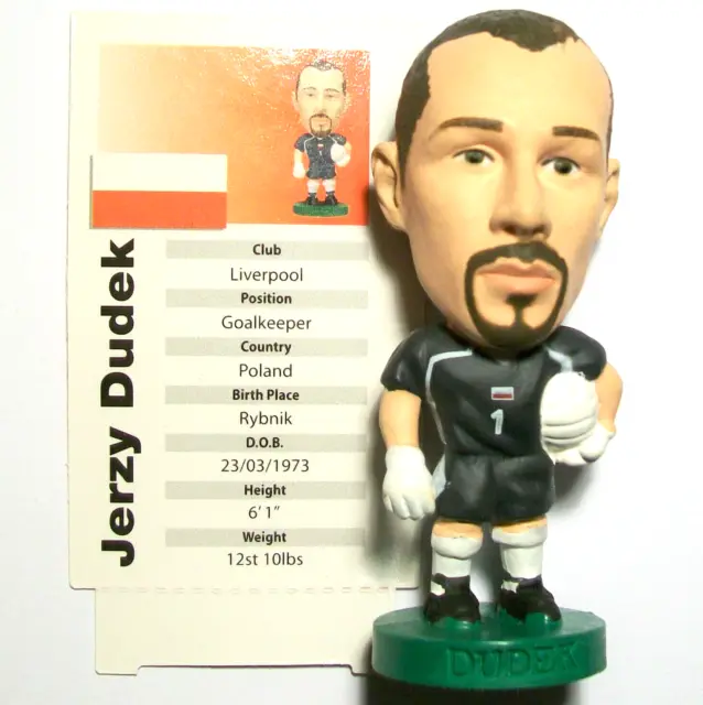 Corinthian Prostars POLAND Goalkeeper DUDEK PR077 Loose+Card Retail Game Figure