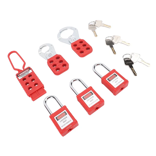 LOCKOUT TAGOUT KIT Anti Tampering Electrical Safety Lock Out Tag Out ...
