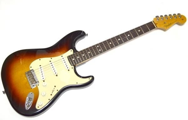Used Fender USA American Standard Stratocaster 3TS Rose FB Maple Neck 3.3kg W/GB