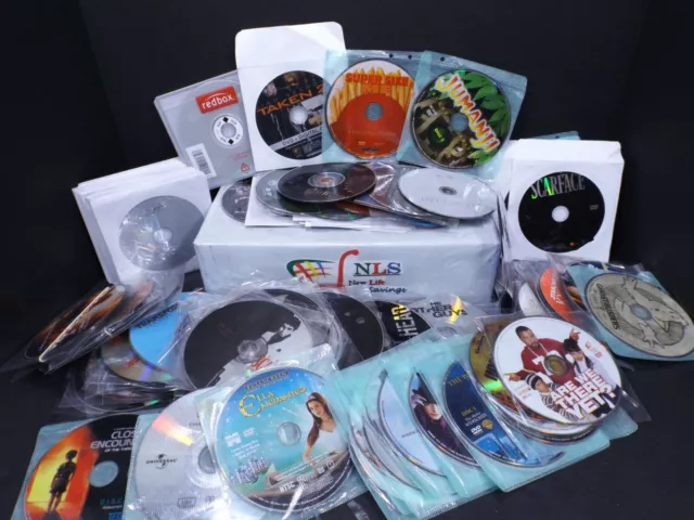 Single DISC DVD Movies Lot - You Pick & Choose - NO CASES Single Disc