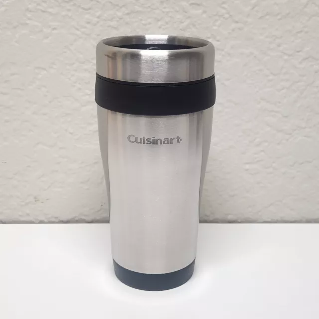 Cuisinart Thermal Travel Mug Hot Cold Coffee Tumbler Stainless Steel