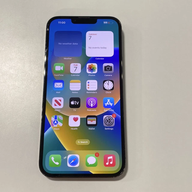 APPLE IPHONE 13 Pro Max 128GB Gray (ATT) (Read Description) BE1448