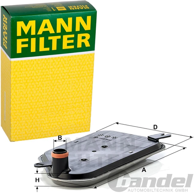 MANN FILTRO IDRAULICO CAMBIO AUTOMATICO H2826KIT per VW PASSAT AUDI A4 A6 A8