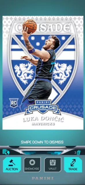 2018 Rookie PANINI  RARE - LUKA DONCIC RC DIGITAL CARD