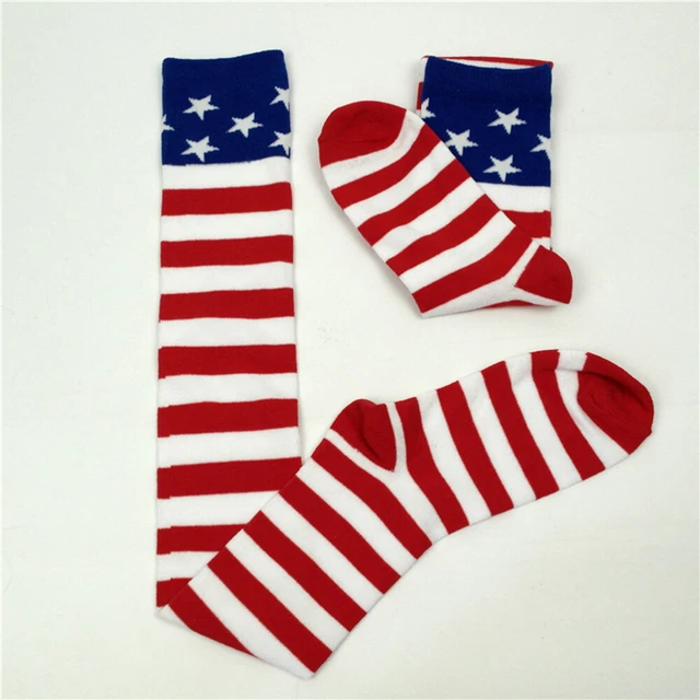 Women's Girls Novelty Knee High Socks Over Calf Colorful School Boot Socks
