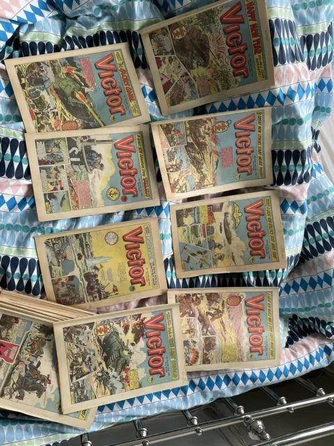 Victor Comic Vintage U.K Joblot/Bundle x 52 (1985) - full year!!