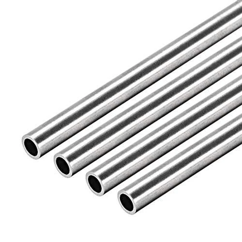 304 Stainless Steel Round Tubing 7mm OD 1mm Wall Thickness 250mm Lengt