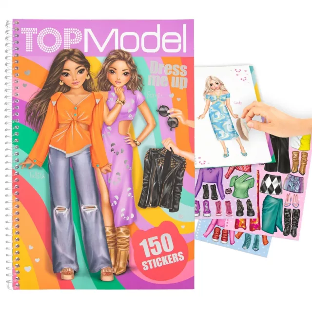 Depesche 12135 TOPModel Dress Me Up groß Cut Out Stickerbuch Styles Kreativbuch