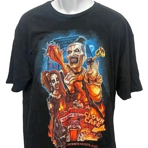 T-shirt Universal Orlando Halloween Horror Nights HHN 2025 - Full House, Neuf Avec étiquettes