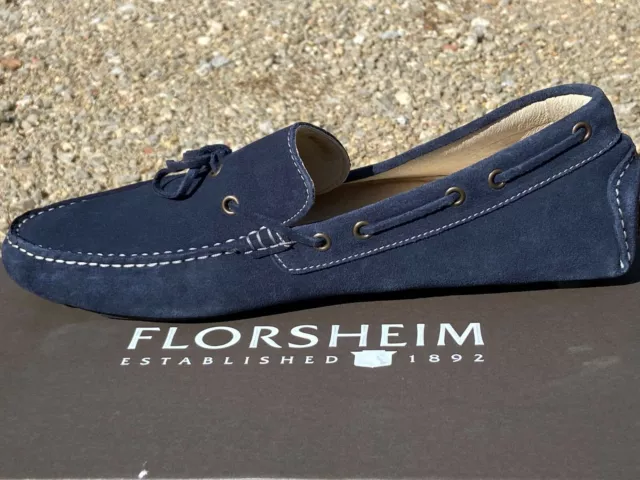 CHAUSSURES FLORSHEIM MICHIGAN Loafers Homme 44 Moccasins Blue