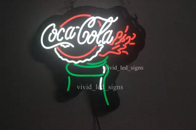 Coca Cola Bottle Coke Vivid LED Neon Sign Light Lamp Cute Bright 10"