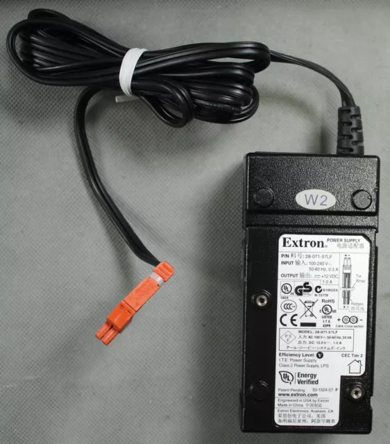 Extron 28-071-57LF 12 VDC 1A PSU Power Supply Adapter Charger