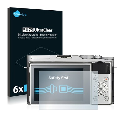 Fujifilm 6x Film Protection Ecran pour Fujifilm FinePix XP10 Film Protecteur Clair 