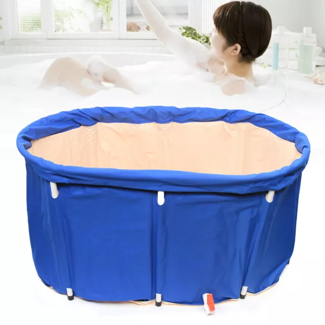 Nueva bañera plegable portátil para adultos spa cubo bañera de agua para interior exterior