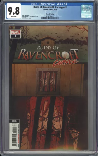 🔥Ruins of Ravencroft: Carnage #1 CGC 9.8 * 1st App Cortland Kasady * 2nd Print