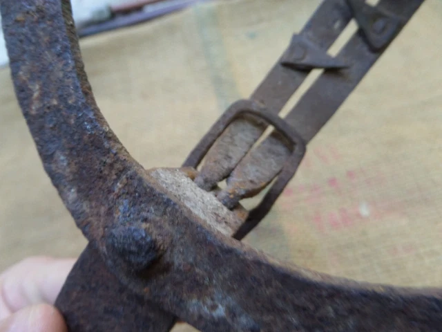 Hand Forged Vintage Antique Small Wrought Iron Mouse Mice Rat Trap Blacksmith
