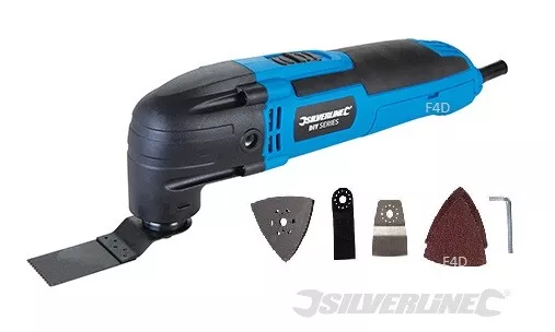 Silverline Multi Tool 300W Function Oscillating Sander Cutter Grinder 430787 3