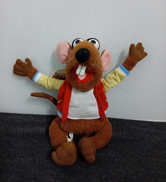 RIZZO THE RAT Plush Muppet Vision 3D Jim Henson Stuffed Toy. Walt
