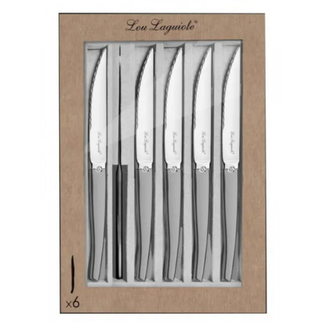 Coffret 6 couteaux de table laguiole vintage - RETIF