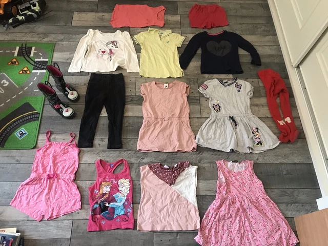 girls bundle uk 3-4 years Next,Gap,Disney,Zara,Primark,  Wellies Uk 7