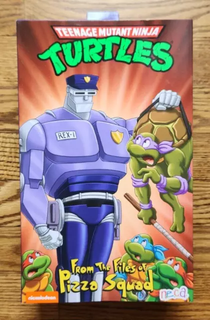 NECA TMNT REX-1 From The Files Of Pizza Squad Rex-1 Haulathon - Non-mint Box