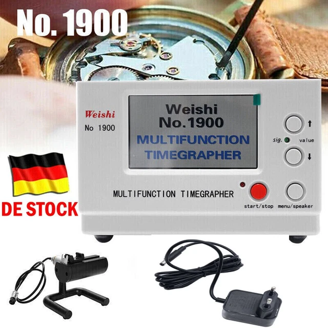 WEISHI MECHANISCHE UHR Timing Tester Maschine Multifunktion Zeitmesser