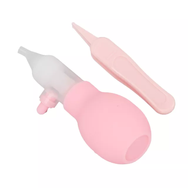 Baby Nasal Aspirator Nase Reinigung Spitze Baby Nase Sauger Mit Pinzette DE