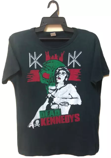 VINTAGE 80s DEAD KENNEDYS SKULL & CROSS PUNK ROCK HARDCORE TOUR CONCERT T-SHIRT