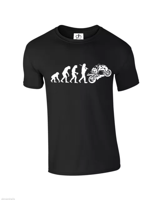 T shirt Moto Enfant - Evolution du Motard