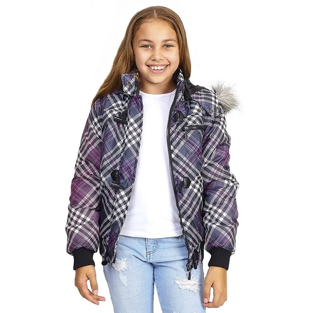 Manteau D'hiver Brave Soul Pour Fille - Taille 14 Ans (158 Cm) - Neuf Avec étiquettes - Violet