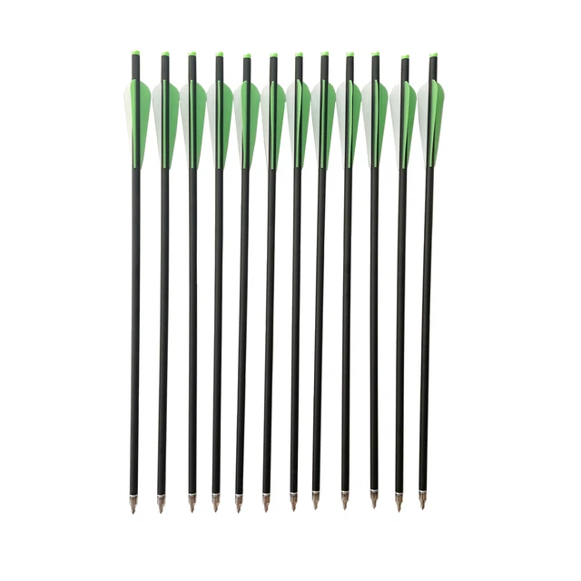 20 inch Archery Carbon Crossbow Bolts Half Moon Nock OD 8.8mm Arrows Hunting