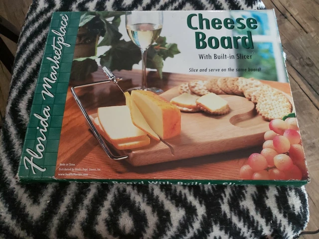 Cheese Board With Built In Slicer