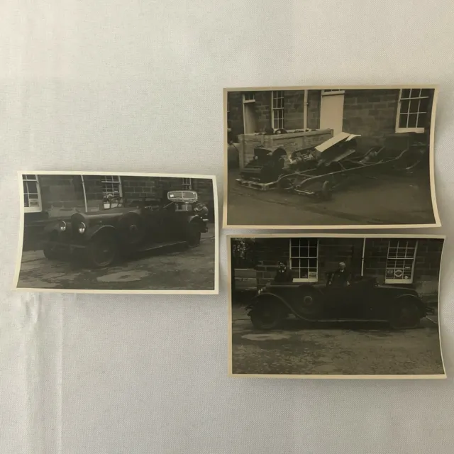 Vintage Delage Car Photo Photograph Print Lot of 3