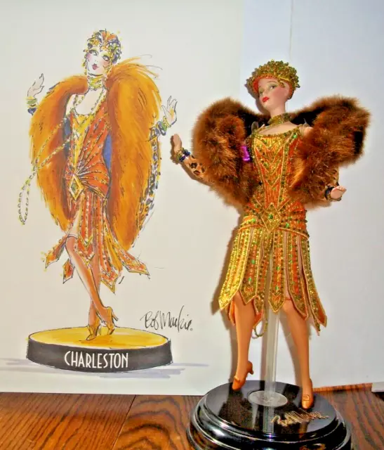 Bob mackie porcelain barbie dolls outlet